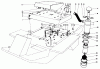 Toro 30555 (200) - 52" Side Discharge Mower, Groundsmaster 200 Series, 1988 (8000001-8999999) Ersatzteile SEAT MOUNT AND AIR CLEANER ASSEMBLY
