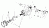Toro 30555 (200) - 52" Side Discharge Mower, Groundsmaster 200 Series, 1988 (8000001-8999999) Ersatzteile STEERING GEAR ASSEMBLY NO. 41-8820