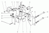 Toro 30555 (200) - 52" Side Discharge Mower, Groundsmaster 200 Series, 1988 (8000001-8999999) Ersatzteile TRANSMISSION INTERLOCK ASSEMBLY