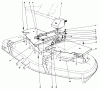 Toro 30555 (200) - 52" Side Discharge Mower, Groundsmaster 200 Series, 1989 (SN 90001-99999) Ersatzteile CUTTING UNIT MODEL NO. 30555 #3