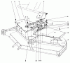 Toro 30555 (200) - 52" Side Discharge Mower, Groundsmaster 200 Series, 1989 (SN 90001-99999) Ersatzteile CUTTING UNIT MODEL NO. 30568 #3