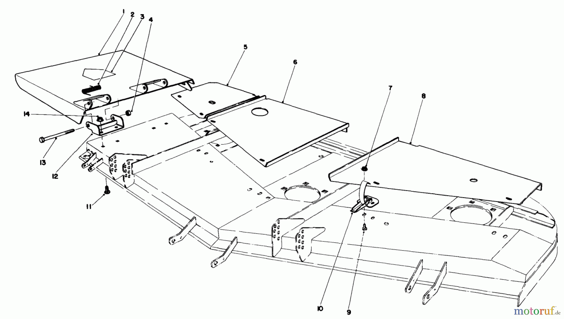  Toro Neu Mowers, Deck Assembly Only 30575 - Toro 72