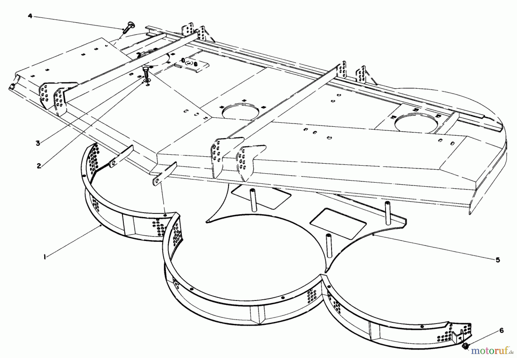  Toro Neu Mowers, Deck Assembly Only 30575 - Toro 72