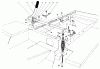 Toro 30555 (200) - 52" Side Discharge Mower, Groundsmaster 200 Series, 1989 (SN 90001-99999) Ersatzteile POWER TAKE OFF LEVER ASSEMBLY