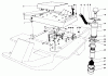 Toro 30555 (200) - 52" Side Discharge Mower, Groundsmaster 200 Series, 1989 (SN 90001-99999) Ersatzteile SEAT MOUNT AND AIR CLEANER ASSEMBLY