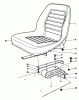 Toro 30555 (200) - 52" Side Discharge Mower, Groundsmaster 200 Series, 1989 (SN 90001-99999) Ersatzteile STANDARD SEAT KIT MODEL NO. 30769