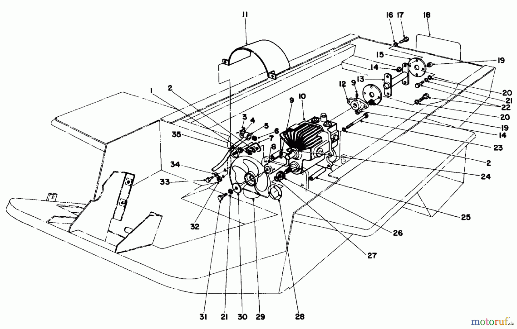 Toro Neu Mowers, Deck Assembly Only 30555 (200) - Toro 52