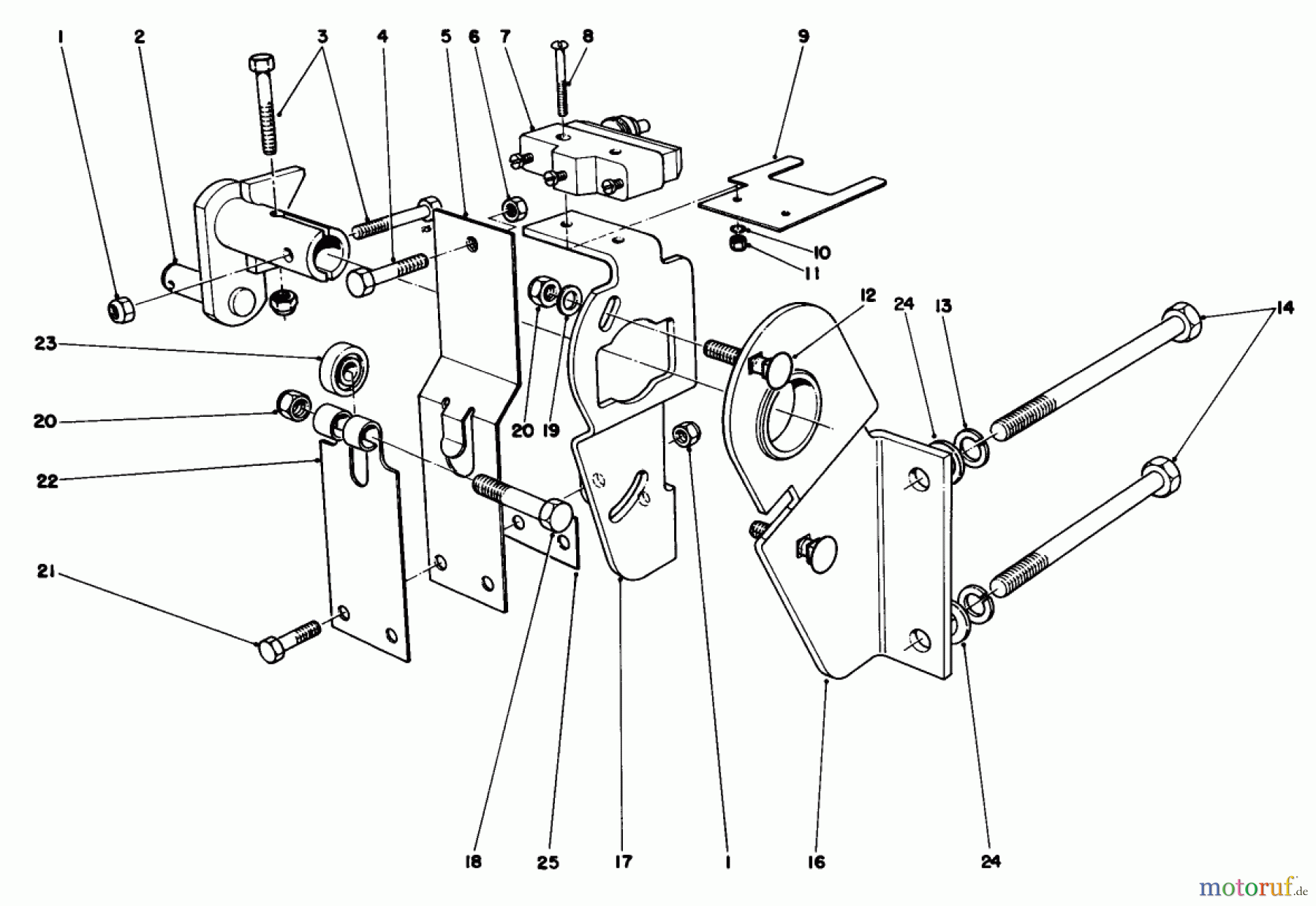 Toro Neu Mowers, Deck Assembly Only 30555 (200) - Toro 52