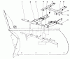 Toro 30555 (200) - 52" Side Discharge Mower, Groundsmaster 200 Series, 1989 (SN 90001-99999) Ersatzteile V-PLOW INSTALLATION KIT MODEL NO. 30755 (OPTIONAL)