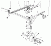 Toro 30555 (200) - 52" Side Discharge Mower, Groundsmaster 200 Series, 1993 (3900001-3999999) Ersatzteile CARRIER FRAME ASSEMBLY