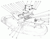 Toro 30555 (200) - 52" Side Discharge Mower, Groundsmaster 200 Series, 1993 (3900001-3999999) Ersatzteile COVERS AND GEAR BOX ASSEMBLY