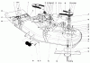 Toro 30555 (200) - 52" Side Discharge Mower, Groundsmaster 200 Series, 1993 (3900001-3999999) Ersatzteile DECK AND SPINDLE ASSEMBLY