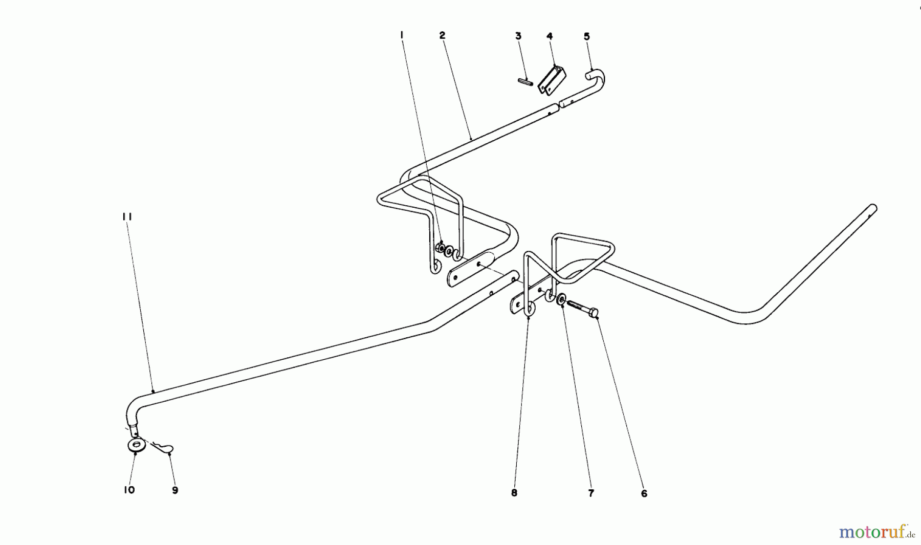  Toro Neu Accessories, Blower/Vacuum/Chipper/Shredder 59087 - Toro Hitch Kit HITCH KIT (5 HP BLOWER/VACUUM H.P. & S.P.)-PARTS LIST