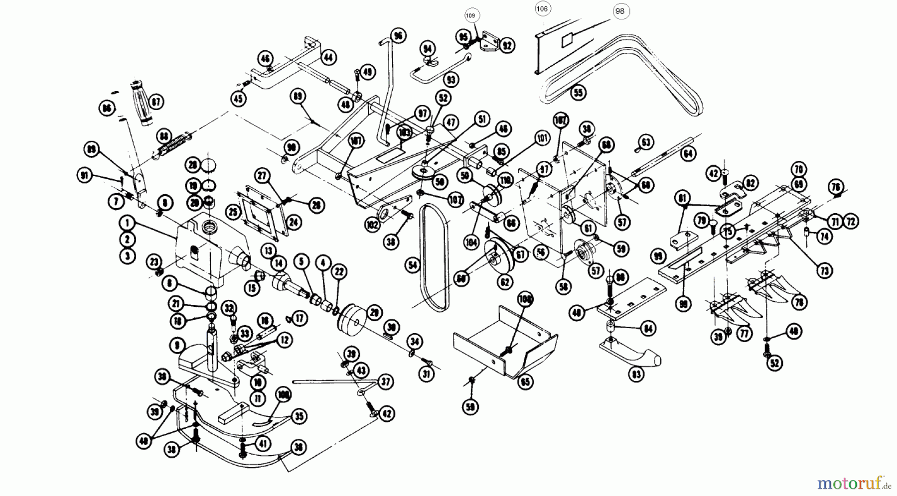 Toro Neu Mowers, Deck Assembly Only 7-1321 - Toro 42