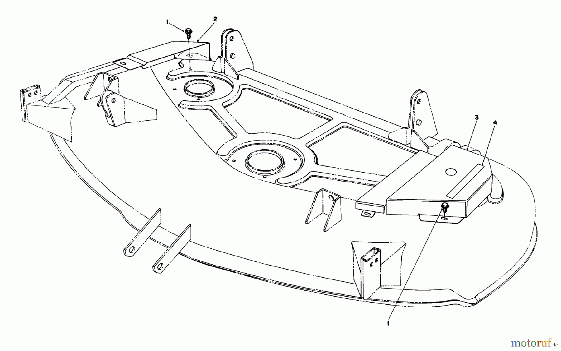 Toro Neu Mowers, Rear-Engine Rider 55620 - Toro HMR-1600, 1989 (9000001-9999999) 44