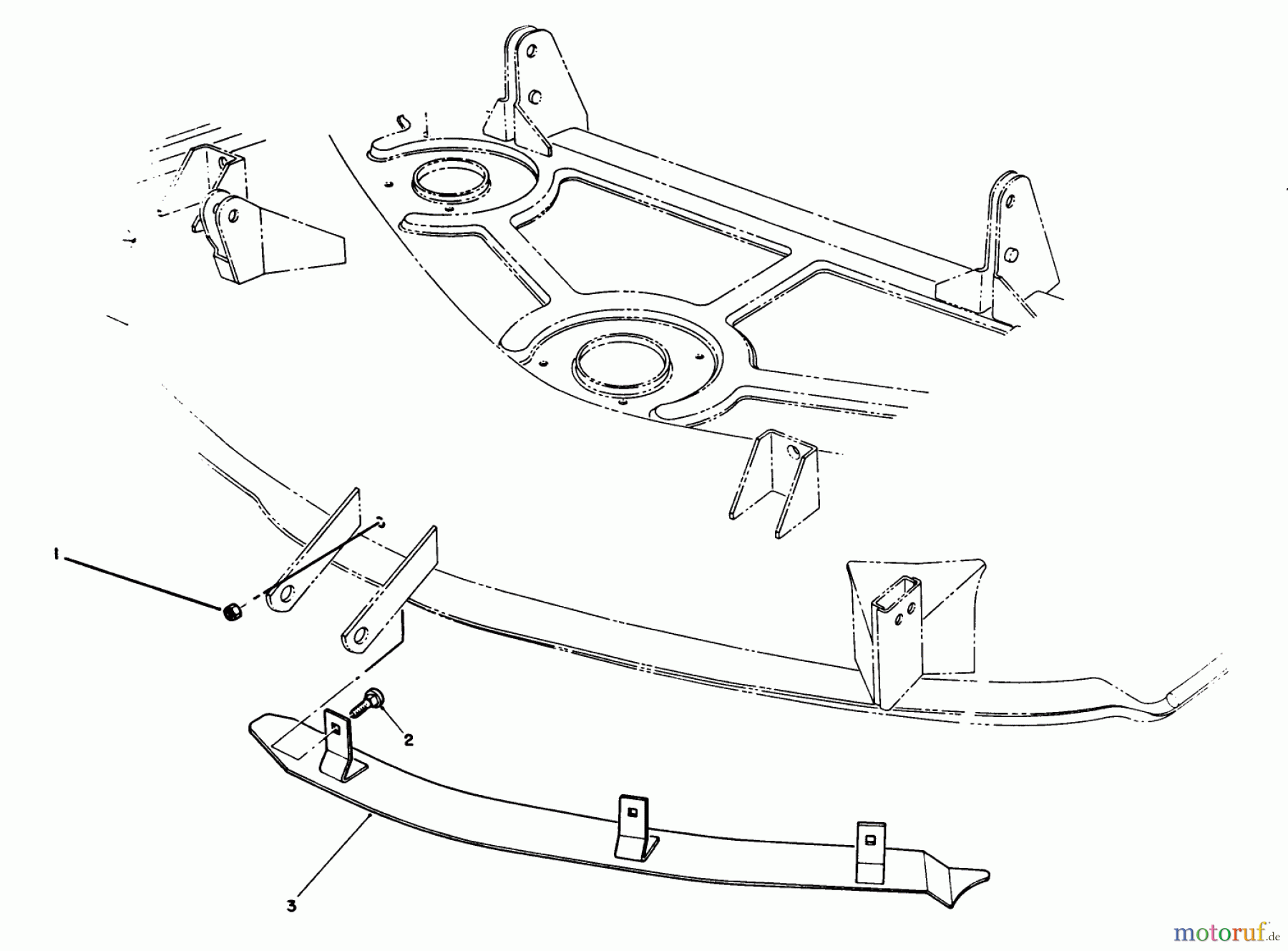Toro Neu Mowers, Deck Assembly Only 55660 - Toro 44