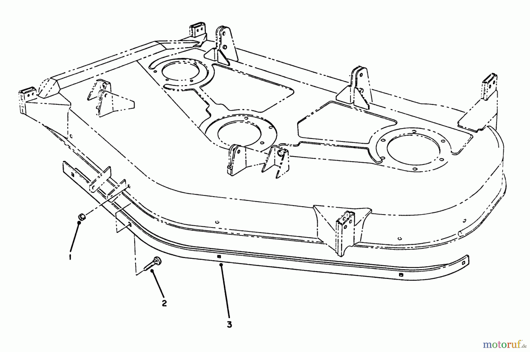 Toro Neu Mowers, Deck Assembly Only 55660 - Toro 44