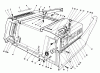 Toro 55660 - 44" Side Discharge Mower, 1990 Ersatzteile BODY ASSEMBLY
