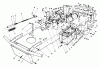 Toro 55660 - 44" Side Discharge Mower, 1990 Ersatzteile FRAME ASSEMBLY