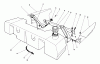 Toro 55660 - 44" Side Discharge Mower, 1990 Ersatzteile FUEL TANK ASSEMBLY