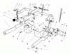 Toro 55660 - 44" Side Discharge Mower, 1990 Ersatzteile HEIGHT OF CUT ASSEMBLY