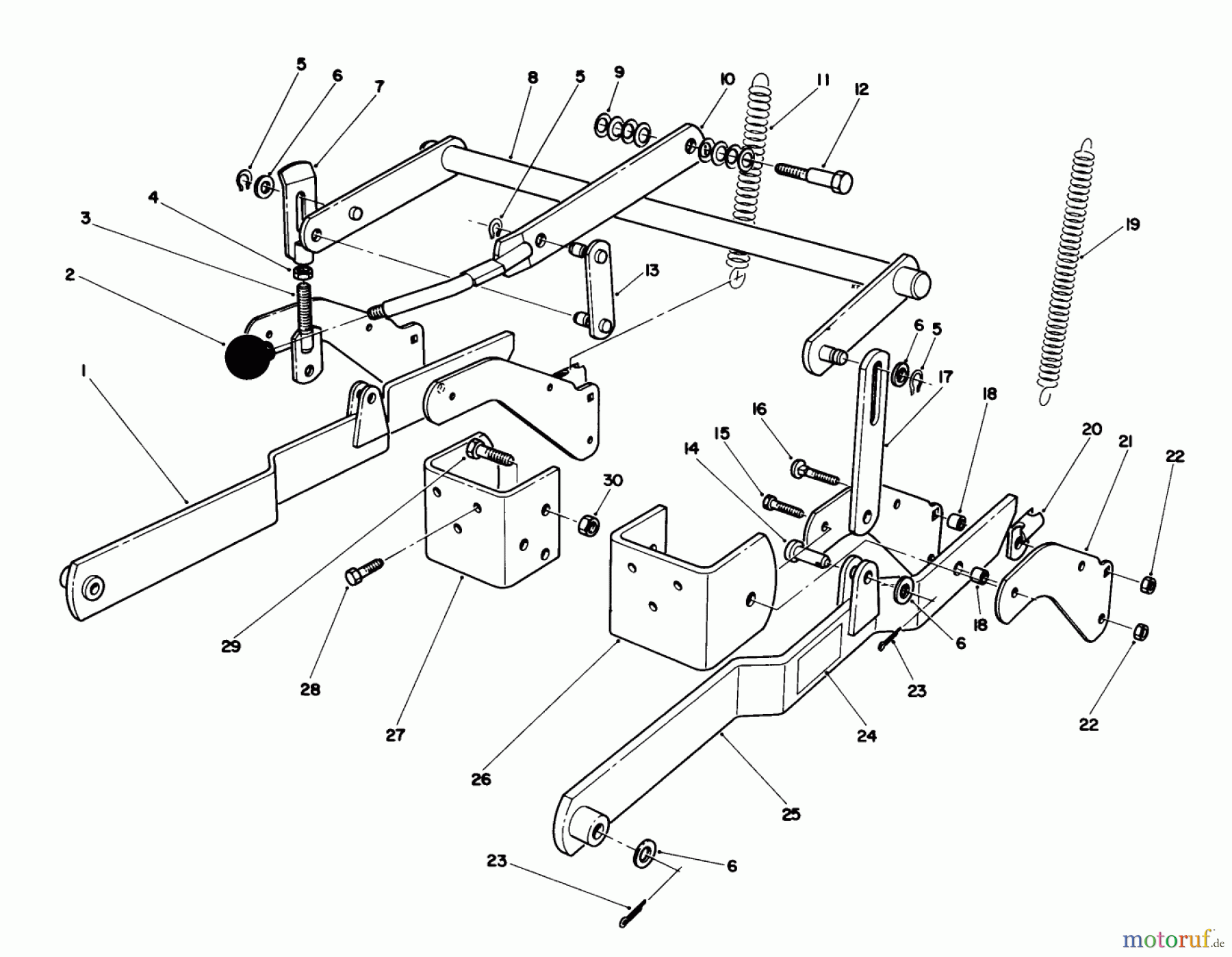Toro Neu Mowers, Deck Assembly Only 55660 - Toro 44