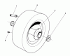 Toro 55660 - 44" Side Discharge Mower, 1990 Ersatzteile REAR TIRE & WHEEL ASSEMBLY
