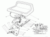 Toro 55660 - 44" Side Discharge Mower, 1990 Ersatzteile SEAT ASSEMBLY