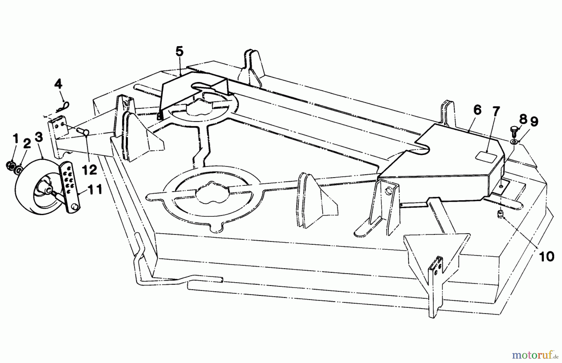 Toro Neu Mowers, Deck Assembly Only 55665 - Toro 48