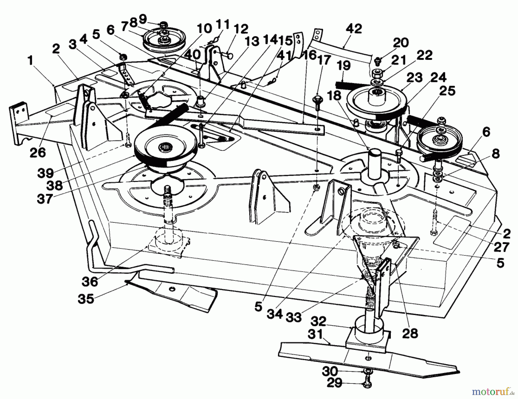 Toro Neu Mowers, Deck Assembly Only 55665 - Toro 48