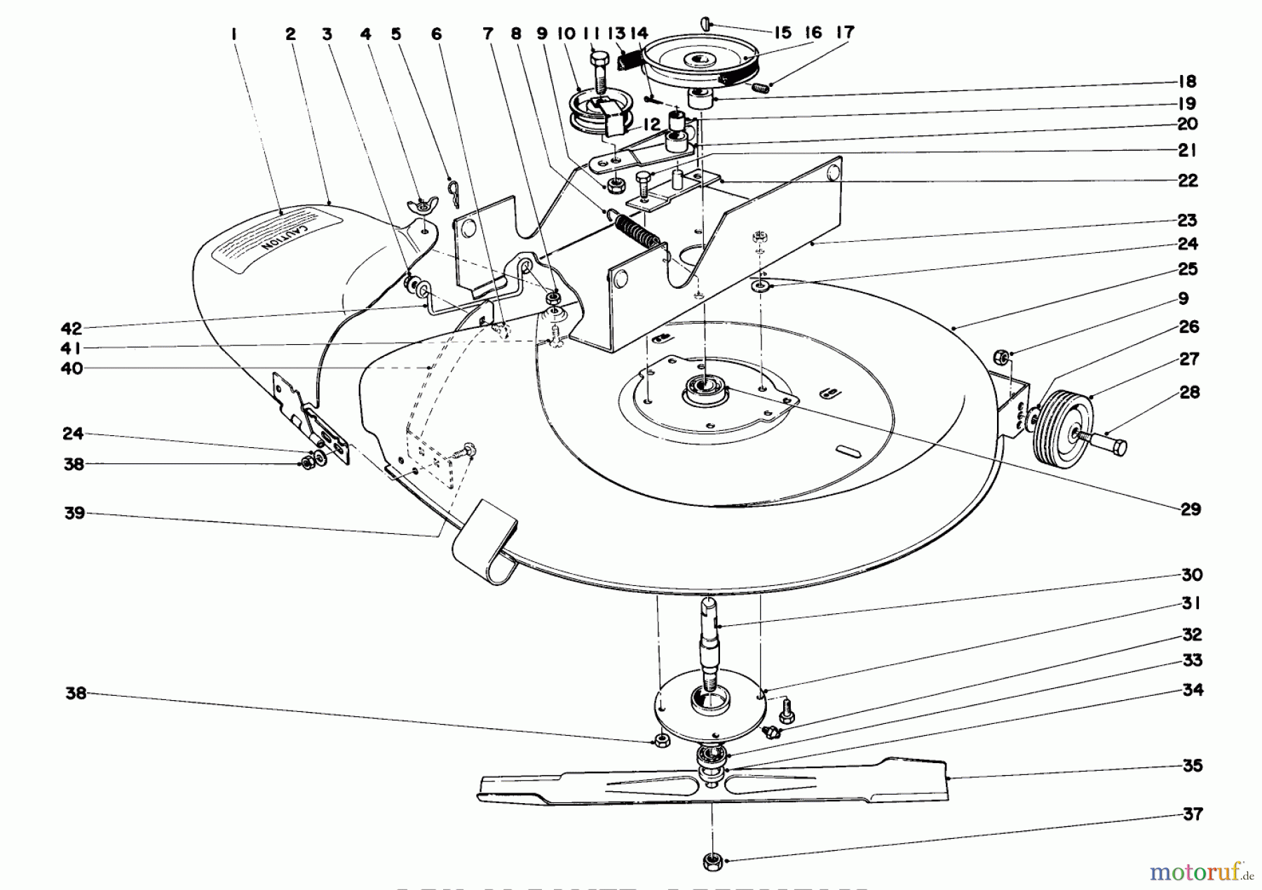 Toro Neu Mowers, Deck Assembly Only 57025 - Toro 25