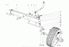 Toro 57025 - 25" Side Discharge Mower, 1972 (2000001-2999999) Ersatzteile FRONT AXLE ASSEMBLY