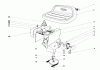 Toro 57025 - 25" Side Discharge Mower, 1972 (2000001-2999999) Ersatzteile TRANSMISSION ASSEMBLY