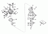 Toro 57241 - 32" Side Discharge Mower, 1973 (3000001-3999999) Ersatzteile CARBURETOR NO. 631447