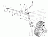 Toro 57241 - 32" Side Discharge Mower, 1973 (3000001-3999999) Ersatzteile FRONT AXLE ASSEMBLY