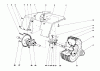 Toro 57241 - 32" Side Discharge Mower, 1973 (3000001-3999999) Ersatzteile REAR AXLE ASSEMBLY