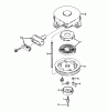 Toro 57241 - 32" Side Discharge Mower, 1973 (3000001-3999999) Ersatzteile REWIND STARTER NO. 590420 (RECOIL)