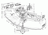 Toro 57358 - 44" Side Discharge Mower, 1986 (6000001-6999999) Ersatzteile 44" CUTTING DECK MODEL NO. 57358 #1