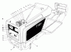 Toro 57358 - 44" Side Discharge Mower, 1986 (6000001-6999999) Ersatzteile HOOD ASSEMBLY
