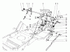 Toro 57358 - 44" Side Discharge Mower, 1986 (6000001-6999999) Ersatzteile SHIFT & CLUTCH ASSEMBLY
