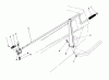 Toro 57358 - 44" Side Discharge Mower, 1987 (7000001-7999999) Ersatzteile CHUTE CONTROL ASSEMBLY 36" SNOWTHROWER ATTACHMENT MODEL NO. 59160 (OPTIONAL)