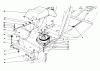 Toro 57358 - 44" Side Discharge Mower, 1987 (7000001-7999999) Ersatzteile CLUTCH & PULLEY ASSEMBLY