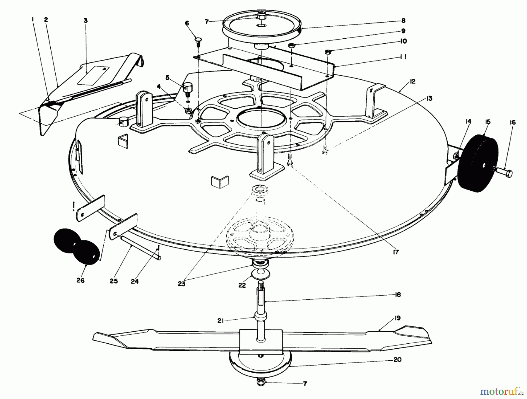 Toro Neu Mowers, Deck Assembly Only 59130 - Toro 32