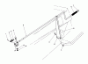 Toro 57365 (11-38) - 11-38 Pro Lawn Tractor, 1986 (6000001-6999999) Ersatzteile CHUTE CONTROL ASSEMBLY 36" SNOWTHROWER ATTACHMENT MODEL NO. 59160 (OPTIONAL)