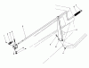 Toro 59147 - 38" Side Discharge Mower, for Model 59365 Tractor, 1987 (7000001-7999999) Ersatzteile CHUTE CONTROL ASSEMBLY 36" SNOWTHROWER ATTACHMENT MODEL NO. 59160 (OPTIONAL)