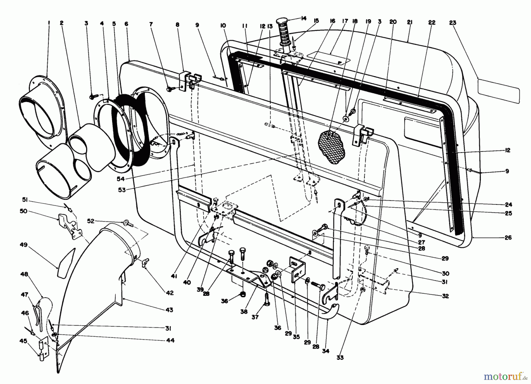 Toro Neu Mowers, Deck Assembly Only 59147 - Toro 38
