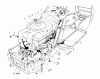 Toro 59147 - 38" Side Discharge Mower, for Model 59365 Tractor, 1987 (7000001-7999999) Ersatzteile ENGINE ASSEMBLY