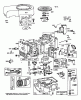 Toro 59147 - 38" Side Discharge Mower, for Model 59365 Tractor, 1987 (7000001-7999999) Ersatzteile ENGINE BRIGGS & STRATTON MODEL 253707-0157-01 #1