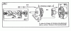 Toro 59147 - 38" Side Discharge Mower, for Model 59365 Tractor, 1987 (7000001-7999999) Ersatzteile ENGINE BRIGGS & STRATTON MODEL 253707-0157-01 #3