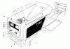 Toro 59147 - 38" Side Discharge Mower, for Model 59365 Tractor, 1987 (7000001-7999999) Ersatzteile HOOD ASSEMBLY